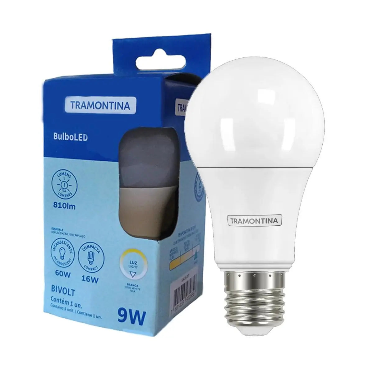 LÂMPADA BULBO LED 9W