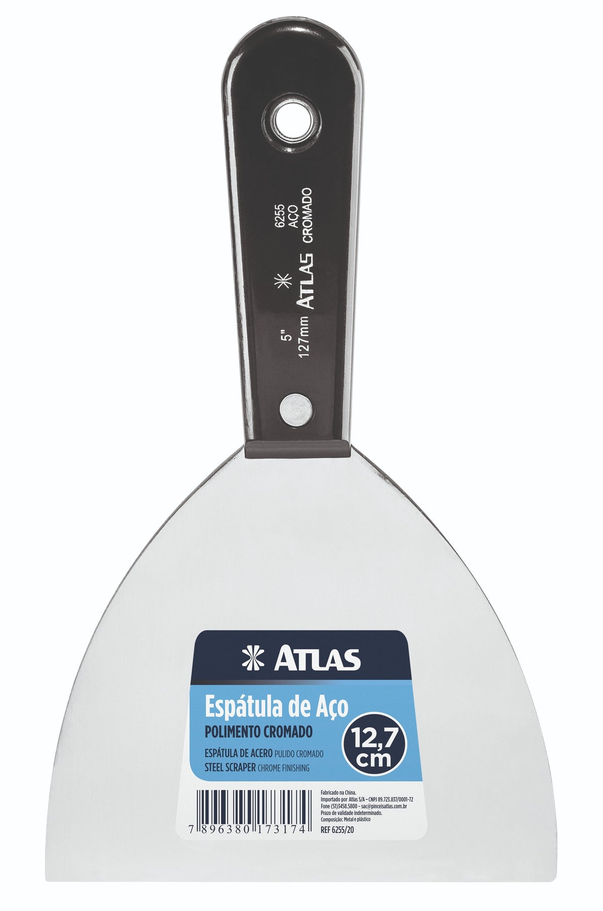 ATLAS - ESPÁTULA PARA RASPAGEM DE 12,5cm COM LÂMINA.